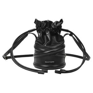 Soft Curve Bag in Black Leather